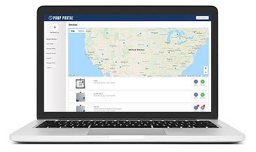 See Water pump portal monitor devices